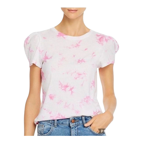Generation Love Tops - Generation Love Kelly Puff Pink/ white Tie Dye size xs